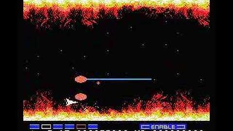 MSX - Nemesis/Gradius 2 Level 5 from scratch Clear