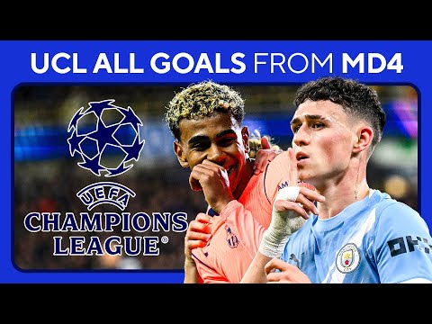 ALL GOALS in MD4 of the UEFA Champions League: November 5, 2025 | Yamal MAGIC & Foden DOUBLE