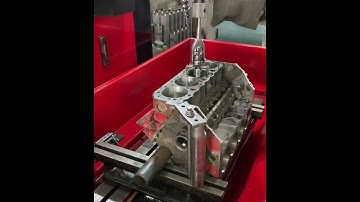 #sbc #honing & deglazing cylinder bore.    #shorts