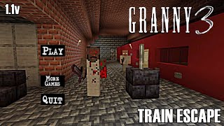 Granny 3 - Gameplay Walkthrough Part 4 - Hard: Train Escape Update  (Android) 