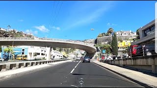 Funchal Bom Sucesso (Orchid Garden) Rochinha até Campo Barca Driving Roads Estradas Madeira Popular