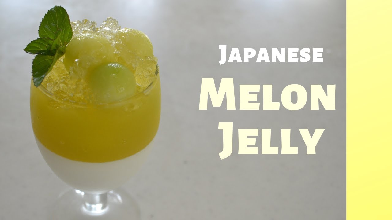 How to make ★Japanese Melon Jelly★〜メロンゼリー〜(EP117) | Kitchen Princess Bamboo