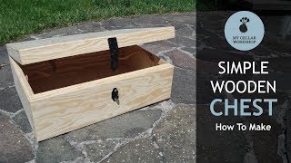 Making A Wooden Chest/Box // Woodworking // My Cellar Workshop