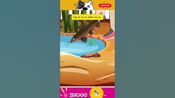 Hành trình vượt cạn của chú CÁ DA TRƠN trên sa mạc #funny #shorts #animals #cartoon #memes #fyp