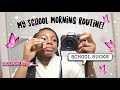 my REAL school morning routine