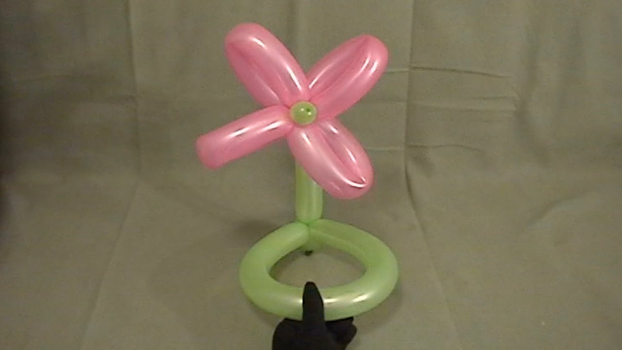 fødsel loyalitet Dyrt Learn how to make a simple balloon animal flower hat - YouTube