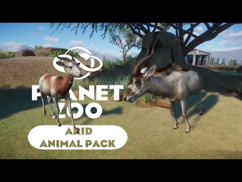 Planet Zoo: Arid Animal Pack - Аддакс и Газель-дама