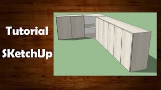 Tutorial básico sketchup, mueble para cocina | Carpintería