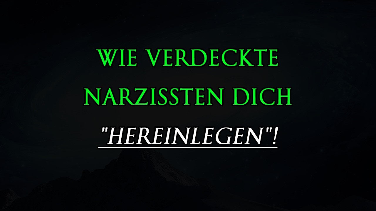 Einblick in die Taktik: Wie verdeckte Narzissten gezielt manipulieren und steuern