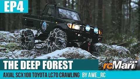 The Deep Forest Axial scx10ii Toyota LC70 Crawling by Awe rc #EP4