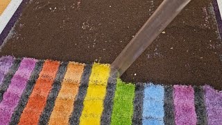 DIRTY CARPET CLEANING WITH HENRY HOOVER - COLOURFuL & POWERFUL VACUUMING asmr