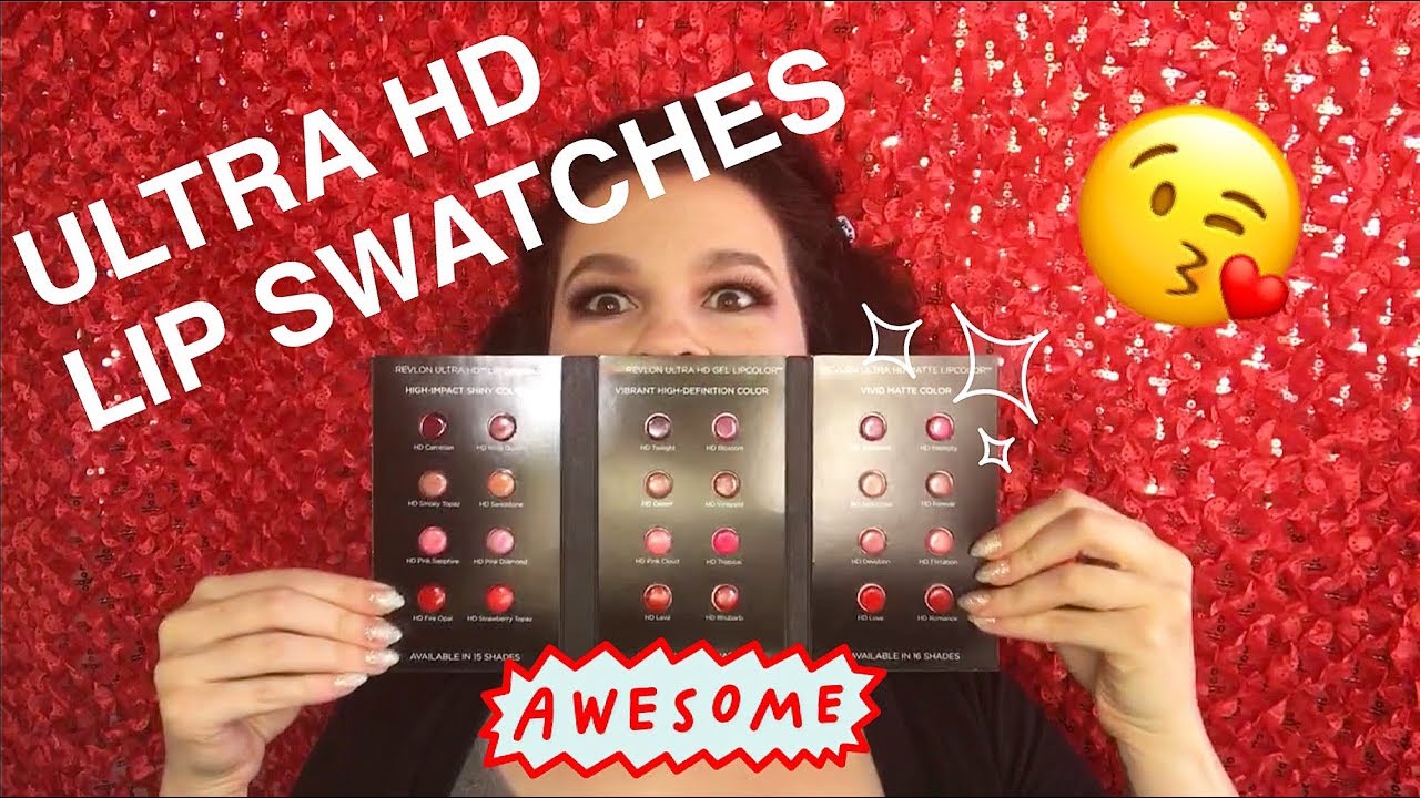 Revlon Ultra HD Lip SWATCHES