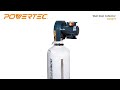 Best wall mounted dust collector system powertec dc5371  woodworking tools  accessories