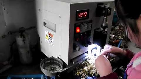 Semi-Automatic  Bimetal Rivet & Contact Riveting Machine