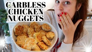 Making CARBLESS chicken nuggets for lunch! THEY ARE SO GOOD! Vlogmas day 14!