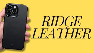 ALMOST PERFECT!! - Ridge Leather Case for iPhone 15 Pro Max