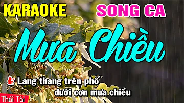 Sáng nắng, chiều mưa: MưaChiều