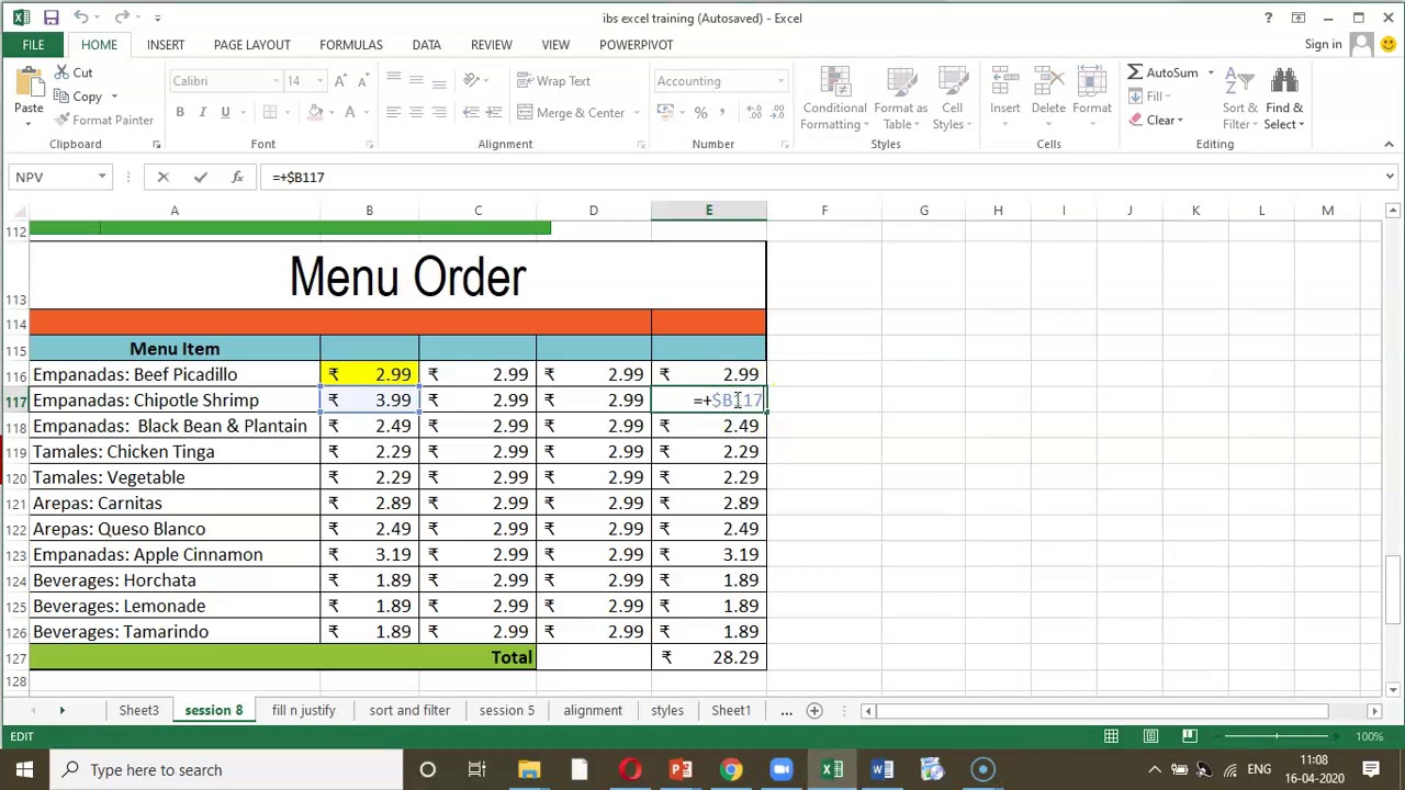 absolute reference in excel - YouTube