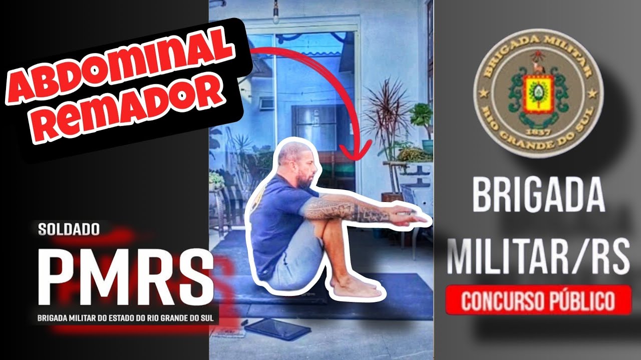 TAF Brigada Militar/RS "ABDOMINAL REMADOR": Dicas e Regras na PRÁTICA (PMRS 25)