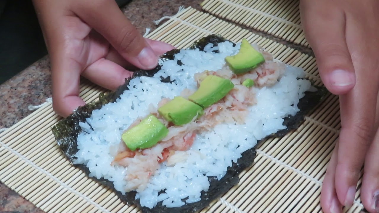 MAKING SUSHI FOR THE FIRST TIME actually worked - YouTube