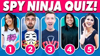 Spy Ninjas Quiz Challenge| Chad Wild Clay, Vy Qwaint, Daniel, Regina, Melvin