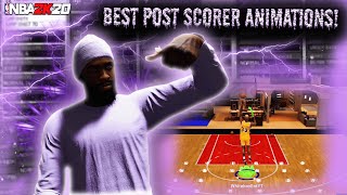 NBA 2K20 BEST POST SCORER ANIMATIONS! BEST POST MOVES TUTORIAL!