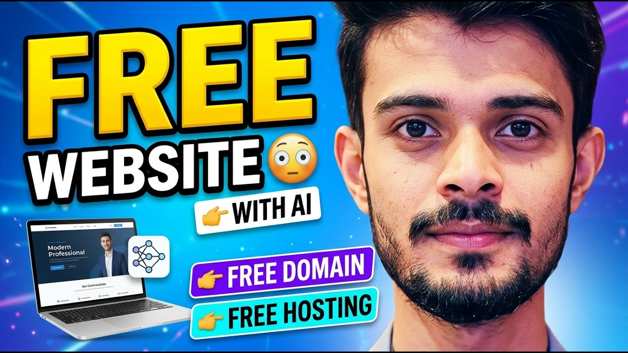 How To Create Website For Free Using Ai (Free Hosting + Google AI ...