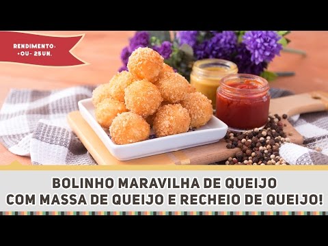 Bolinho Maravilha de Queijo - Receitas de Minuto #281