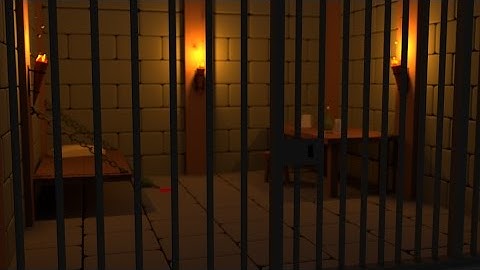 Lowpoly Timelapse | Medieval Dungeon Interior