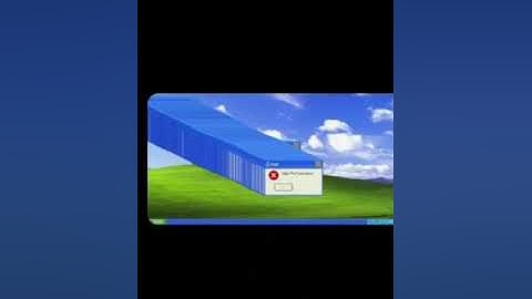 Windows crazy error RedZone (not really XP)