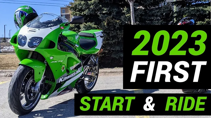 Kawasaki Ninja ZX7R - First start and ride of 2023