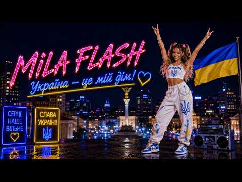 MILA FLASH — Україна – це мій дім! ⚡ (Official Music Visualizer)