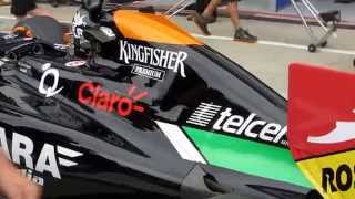 Force India VJM07 F1 car, Monza F1 2014