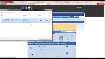 Download and Install of WebOnVR Application in Axis Camera