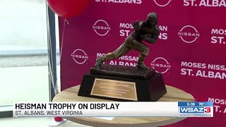 Heisman Trophy on display