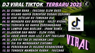 DJ VIRAL TIKTOK TERBARU 2025 | DJ MINANG FULL BASS FAUZANA