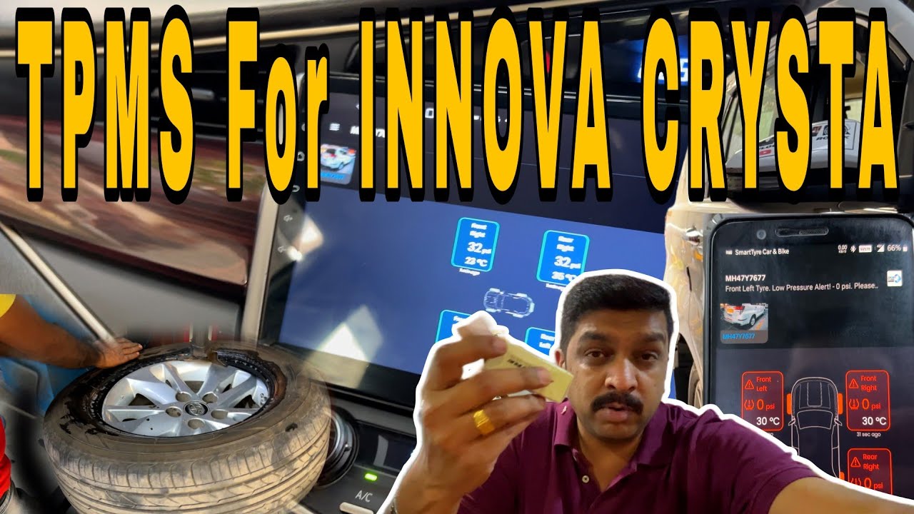New TPMS Sensor for our TOYOTA INNOVA CRYSTA 🔥 Toyota Innova Crysta 🔥