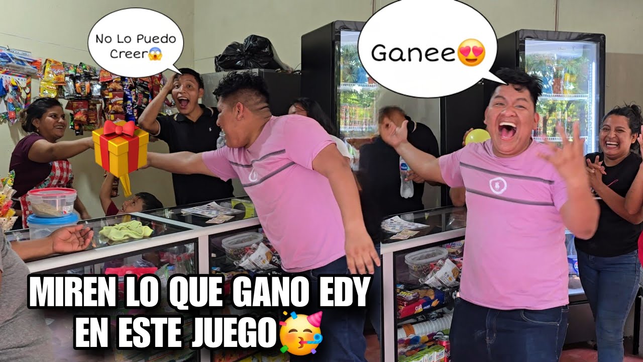 EDY No Podia Creer Que El Ganara Este Gran Regalo😱Miren Lo Que Gano🥳Todos Quedaron Sorprendidos‼️