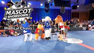 [4K] 2020 NHL All Star Game  Mascot Showdown:  Musical Chairs