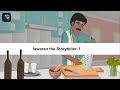 Iswaran the storyteller  i  animation in english  class 9  moments  cbse