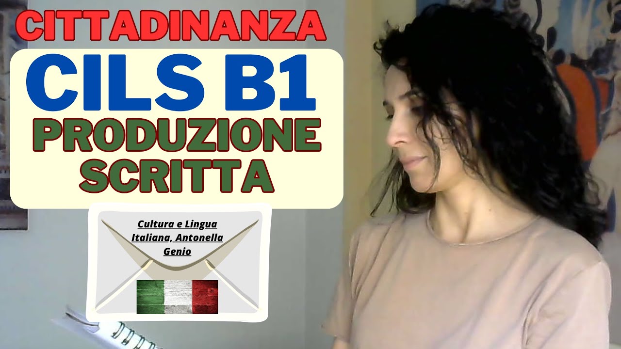 CILS B1 Cittadinanza Produzione scritta email/Esempio YouTube
