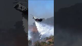 Helicopter Fighting Fires