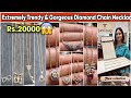 Tanisha Diamond Chain Necklaces💕(Trendy, Lightweight & Affordable)