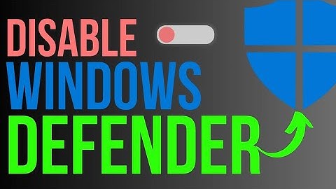 How to Turn Off or Disable Windows Defender in Windows 11/10 (2024) | Turn Off  Windows Defender