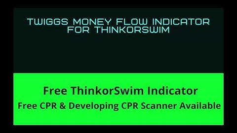 FREE Indicator with buy/sell signals | Twiggs Money Flow Indicator for ThinkorSwim