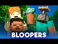 Survival: BLOOPERS - Alex and Steve Life (Minecraft Animation)