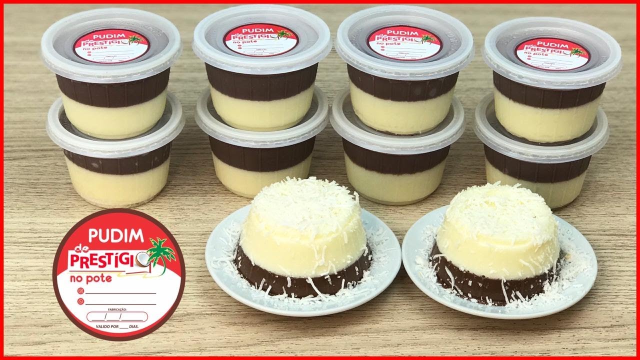 FAÇA ESSE PUDIM DE PRESTÍGIO NO POTE, É TOP, DELICIOSOOO