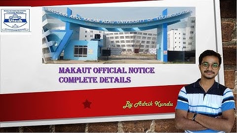 MAKAUT UNIVERSITY NEW NOTICE FOR UG & PG FINAL SEMESTER STUDENTS