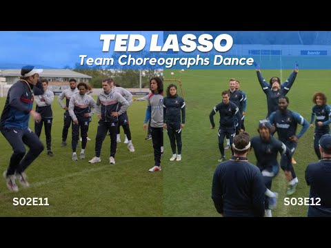 Ted Lasso | Team Choreographs Dance Routine For Sharon And Ted | S02E11 And S03E12
