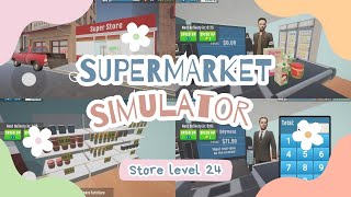 SUPERMARKET simulator store level 24 | game viral
